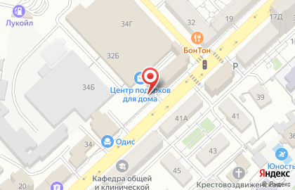 Автостоянка в Волгограде на карте