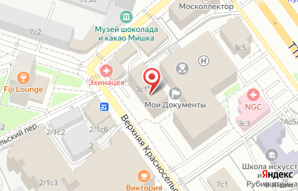 Магазин ГОРЯЩИХ Путевок в Красносельском районе на карте
