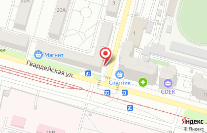 Агентство праздничного оформления Мир шаров и цветов на Гвардейской улице на карте