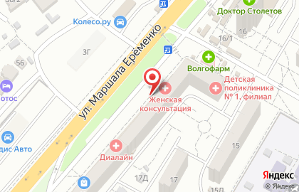 Женская консультация Клиническая больница №5 в Краснооктябрьском районе на карте