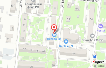 Авиценна в Зеленоградске на карте