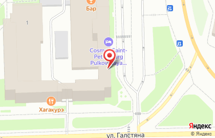 Конференц-центр Park Inn by Radisson Pulkovskaya Hotel & Conference Centre St Petersburg на карте