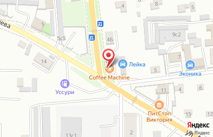 Автокафе Coffee Machine во Владивостоке на карте