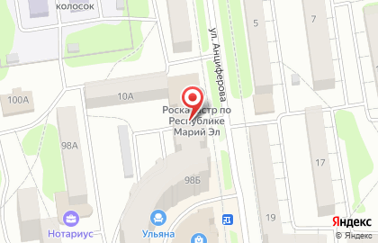 ОАО Банкомат, АКБ Связь-Банк на улице Анциферова на карте