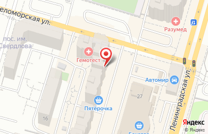 Ателье по ремонту одежды Мастер Скорошей на Беломорской улице на карте