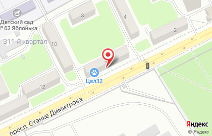 Торговый дом Маркет на проспекте Станке Димитрова на карте