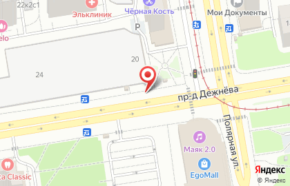 Мосгортранс в проезде Дежнёва на карте
