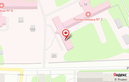 Аптечный пункт ОблФарм на улице Кулибина на карте