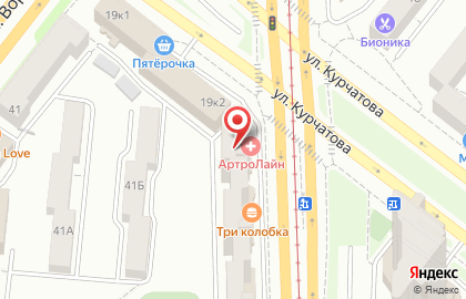 Единая служба заказов Leverans.ru на улице Курчатова на карте