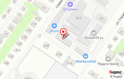 Торговая фирма Антанта Урал на карте