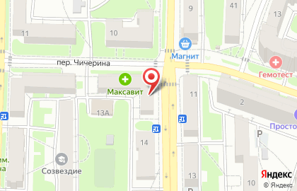 Магазин Скрепка на Телевизионной улице на карте