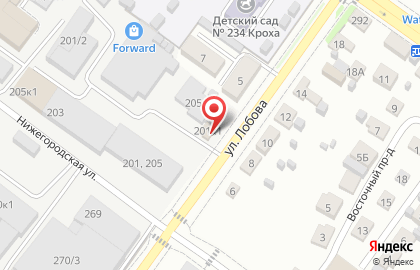 Тина на Нижегородской улице на карте