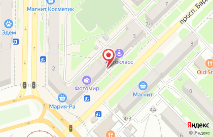 Магазин белорусской косметики в Центральном районе на карте