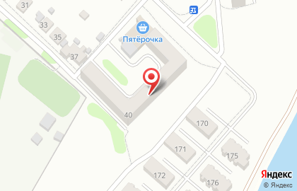 Супермаркет Пятёрочка на улице Мичурина на карте