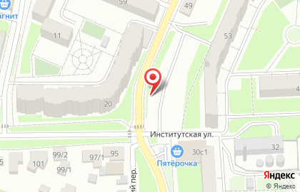 Автостоянка в Брянске на карте