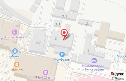 МТС, Московская область на Волоколамской на карте