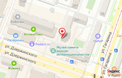 Магазин сантехники Водолей в Ленинском районе на карте