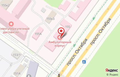 Республиканский противотуберкулезный диспансер в Орджоникидзевском районе на карте