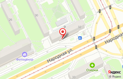Магазин игрушек на Народной улице, 32 на карте