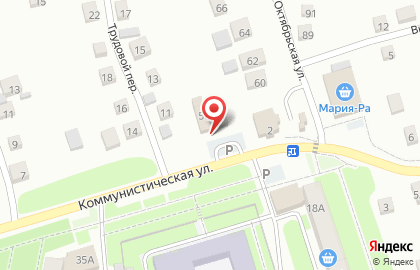 Магазин Мясной Смак на Октябрьской улице на карте