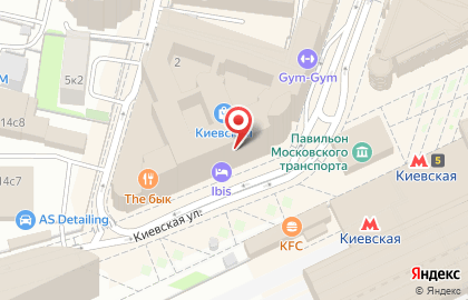Гостиница Novotel Москва Киевская на карте