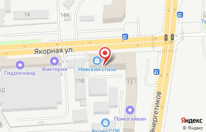 Бизнес-центр Якорная-13 на карте