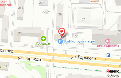 Диво на улице Горького на карте