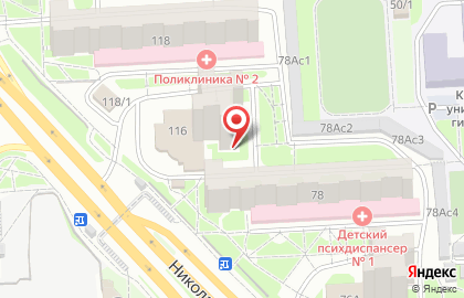 Spar на улице Академика Киренского на карте