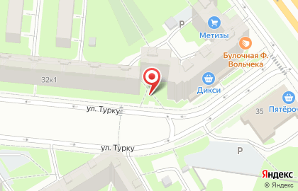 Магазин овощей и фруктов в Фрунзенском районе на карте