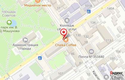 Салон красоты Чародейка на Крымской улице на карте