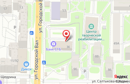 Банкомат БАНК СГБ в Кировском районе на карте