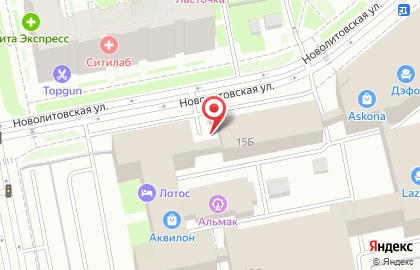 Лизинговая компания Европейский Экспресс Кредит на Новолитовской улице на карте