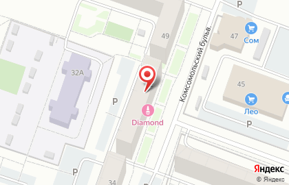 Студия красоты Diamond Nails & Shop на карте
