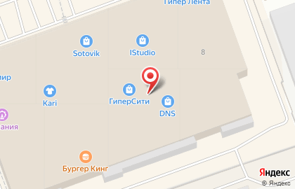 Оптово-розничный магазин Smoke market в ТРЦ Hyper city на карте