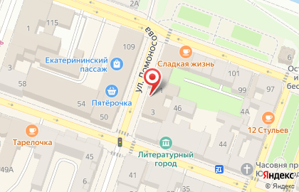 Салон штор Элегант на улице Ломоносова на карте