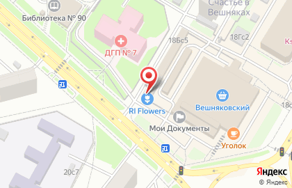Цветочный магазин RL Flowers на карте