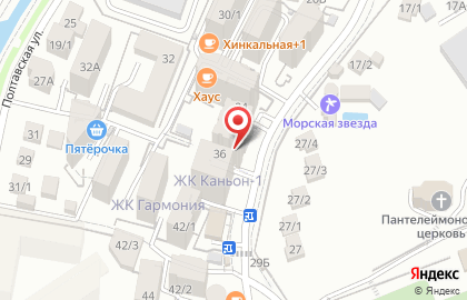 Служба автопроката Profi в Центральном районе на карте
