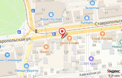Ювелирный магазин Согласие на Ставропольской улице на карте