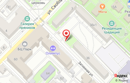 Адвокатская палата Рязанской области на карте