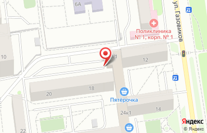 Банк услуг для людей и организаций Дрим GROUP на улице Газовиков на карте