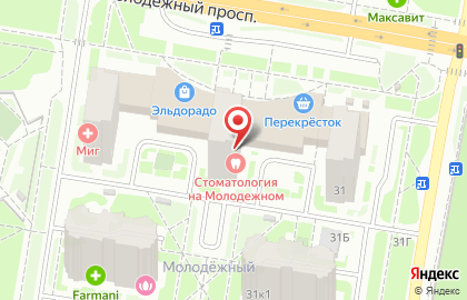 Торговая компания Водовозофф на Молодёжном проспекте на карте