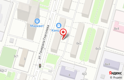 Салон-парикмахерская в Москве на карте