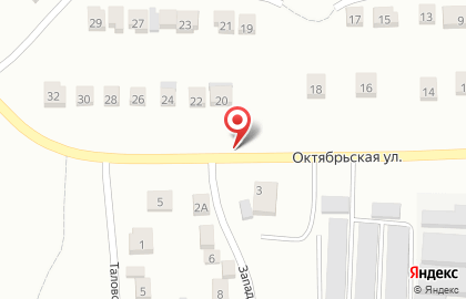 Портал на Октябрьской улице на карте