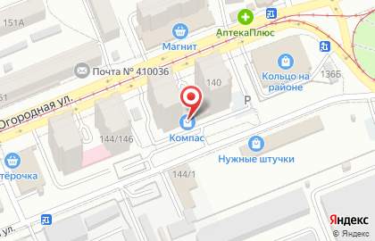 Магазин Компас в Саратове на карте