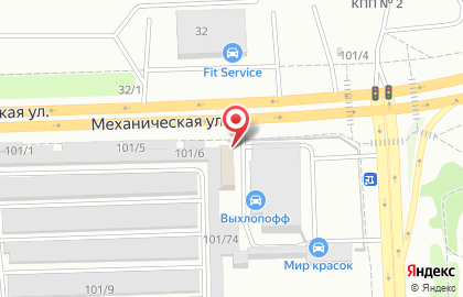 Компания по выкупу и утилизации автомобильных катализаторов Sdaykat на Механической улице на карте