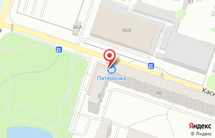 Универсам Пятёрочка на Касимовском шоссе на карте