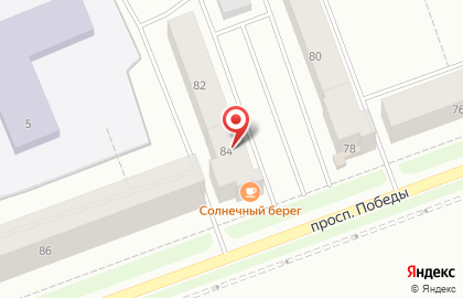 Парикмахерская Ева на проспекте Победы на карте