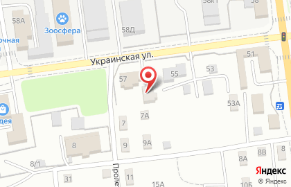 Баня-сауна Лужники на Украинской улице на карте