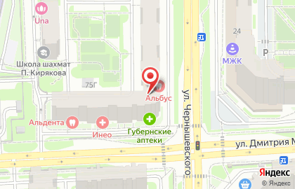 Выездная сервисная компания Just service на улице Чернышевского на карте