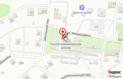 Библиотека, хутор Госпитомник на карте